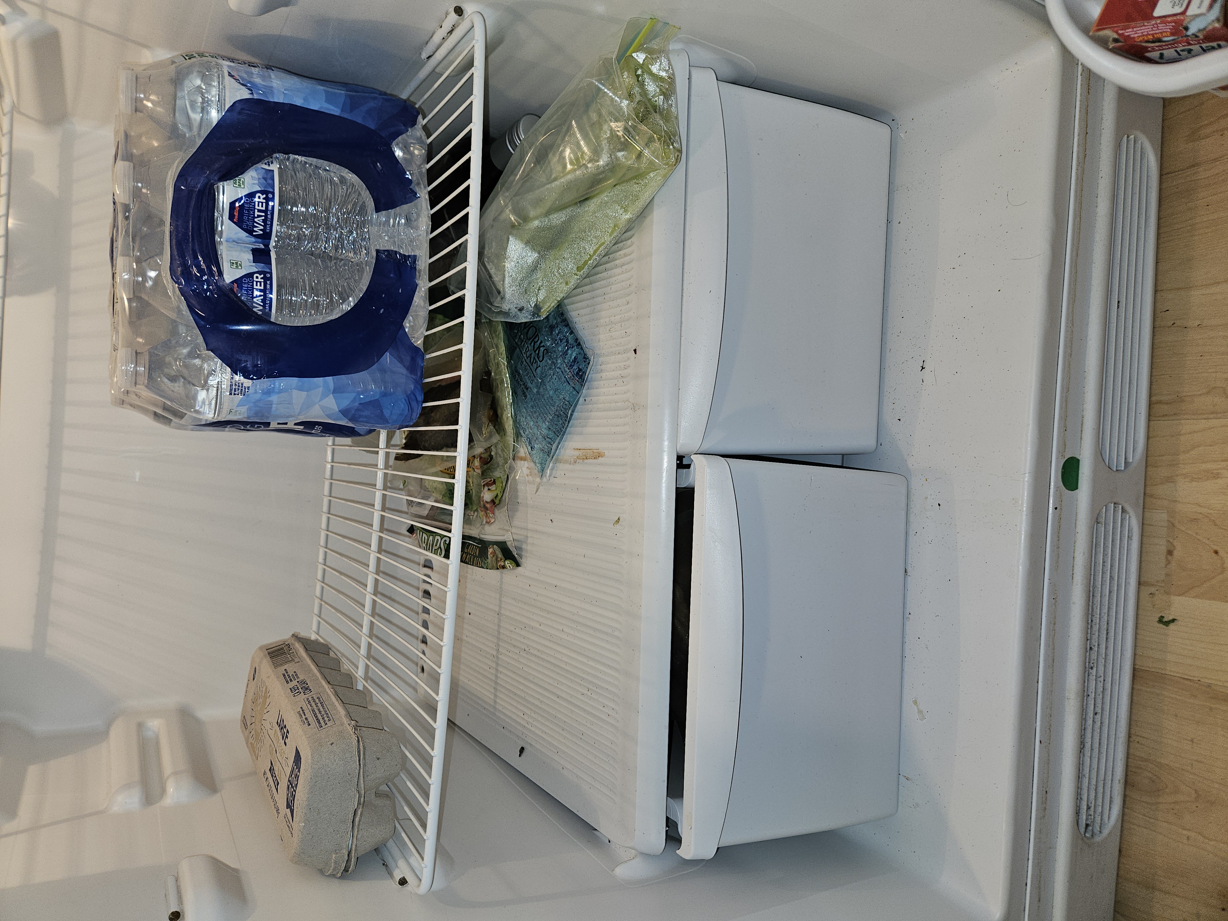 After cleaning - Fridge detail clean · NW Portland